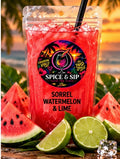 Sorrel, watermelon & lime
