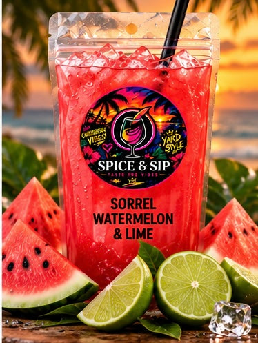 Sorrel, watermelon & lime