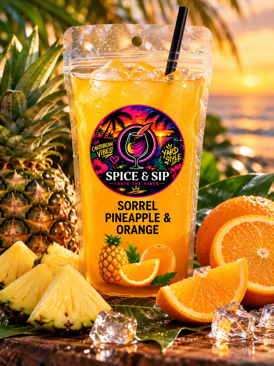 Sorrel Pineapple & Orange Non alcoholic beverage